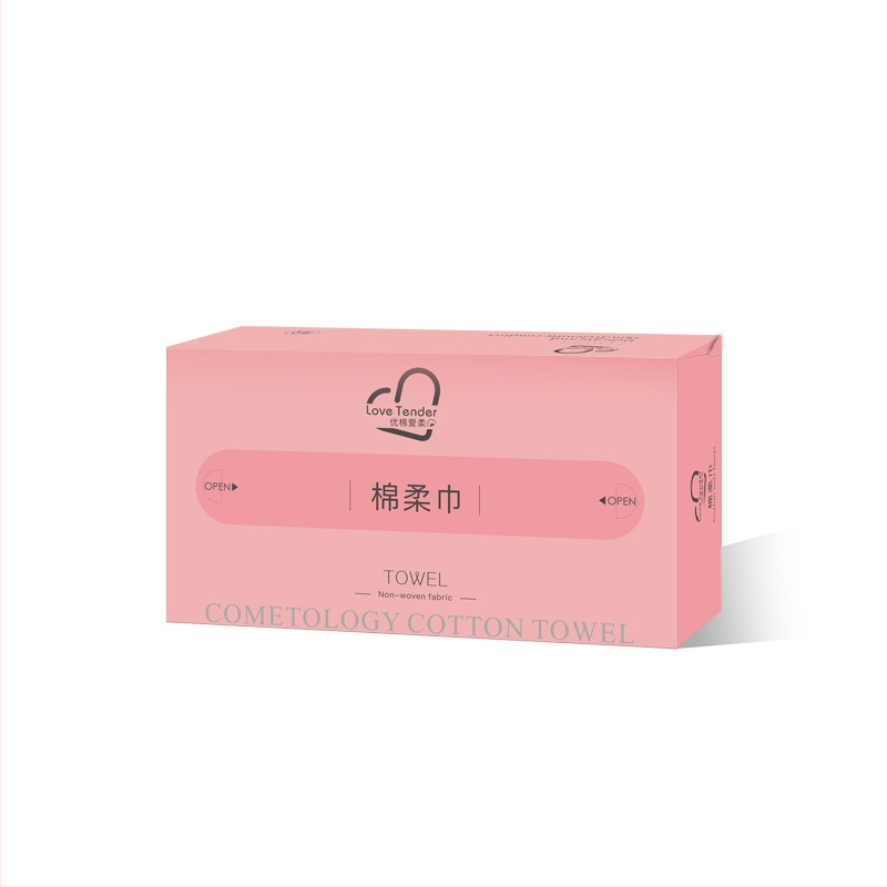 Love soft kozmetická utierka z netkanej textílie na čistenie, 80 ks