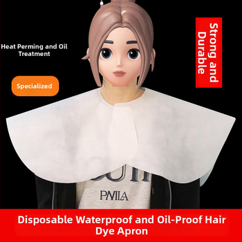 Vienkartinis neausto audinio plaukų dažymo šalikas profesionaliems salonams