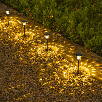 Solarna zemlja lampa za travnjak – IP65 vodootporan LED, 2W, trajanje 6–12 sati, vijek trajanja 50.000 sati