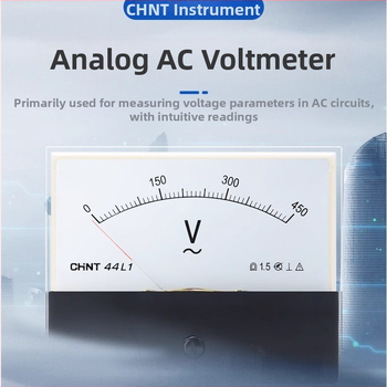 Chint pokazni ampermetar 44L1-A, voltmetar 44L1-V, 450V, 150/5A, 44C2