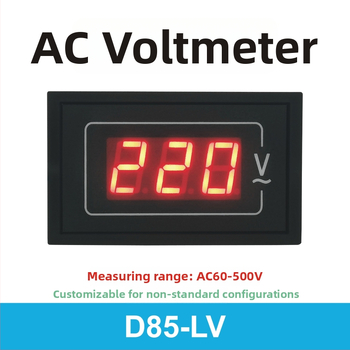 AC voltmeter a ampérmeter, vysokoprácny digitálny displej, 110V/220V/380V, trojfázový prístroj