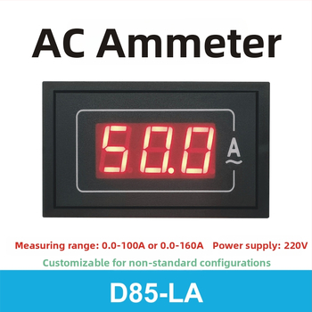 AC voltmeter a ampérmeter, vysokoprácny digitálny displej, 110V/220V/380V, trojfázový prístroj