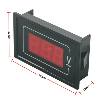 AC voltmetar i ampermetar, visokoprecizan digitalni prikaz, 110V/220V/380V, trifazni instrument