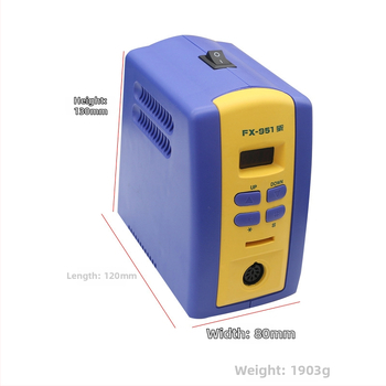 Digitálna spájkovačka s gumovou rúčkou, 240V vstup, na zváranie a údržbu, meranie napätia, prúdu, odporu a kapacity, s vypínačom