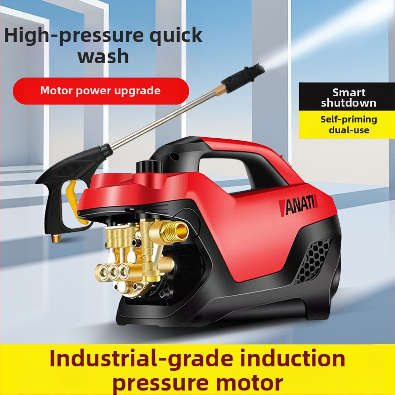 Prenosný vysokotlaký systém na umývanie áut, 3000W, 220V, až 25 MPa, až 15 L/min