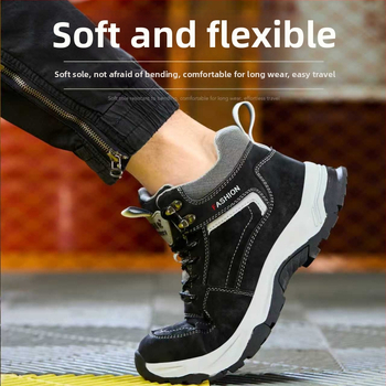 Izolované bezpečnostné pracovné topánky pre teplo; ochrana proti prepichnutiu a proti nárazu; horná časť z mikrovláknovej kože; vysoký horný diel; ochranný prst z plasticko-oceli.