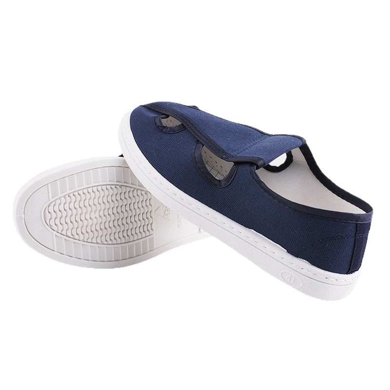 Изолирани обувки с антистатични свойства, дишаща PU мрежа, плетена материя, нисък връх – без прах, за чисти помещения