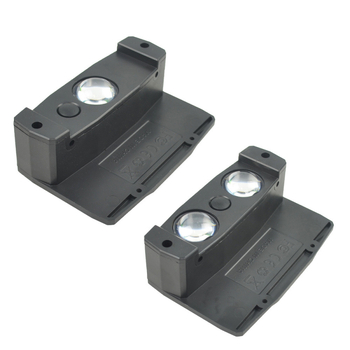 Ηλιακό φως τοίχου για πλύση τοίχων με κυρτό φακό - εξωτερικός κήπος, IP65, 12 λειτουργίες χρωμάτων