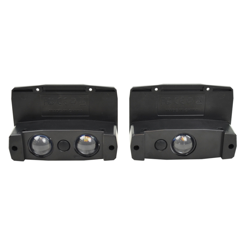 Ηλιακό φως τοίχου για πλύση τοίχων με κυρτό φακό - εξωτερικός κήπος, IP65, 12 λειτουργίες χρωμάτων