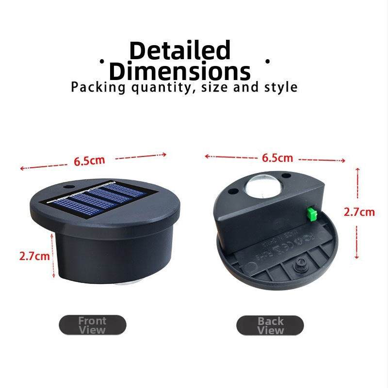 Ηλιακό φως τοίχου για πλύση τοίχων με κυρτό φακό - εξωτερικός κήπος, IP65, 12 λειτουργίες χρωμάτων