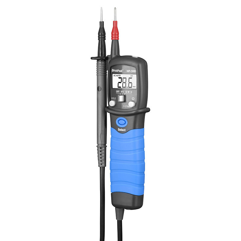 Huapu HP-38B perni digitalni multimetar, DC/AC napon 1mV–600V, prijenosni s digitalnim zaslonom, uključuje testne vodove i bateriju