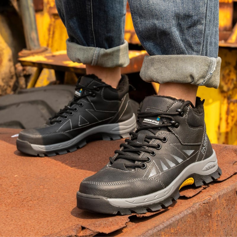 Sigurne radne cipele s čeličnom prstom, protuklizne, otporne na habanje, otporne na udarce i perforaciju, prozračne