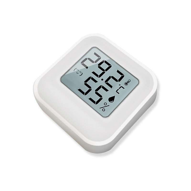 Mini unutarnji digitalni termometar-higrometar sa zaslonom osmijeha, ugrađena baterija, visoka preciznost, temperatura ±0.5°C, vlaga ±3%