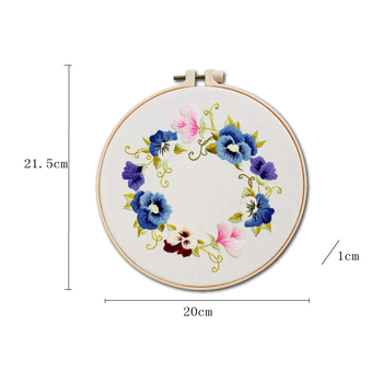 Qianniu DIY hímzőkészlet kezdőknek — Suzhou és Xiang hímzés, keresztszemes pamut vásznon, nappalira