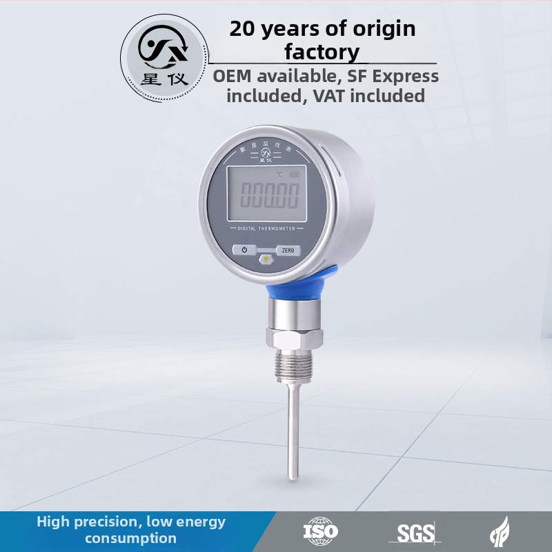 Xingyi CWDZB3 Digitális kijelzős hőmérő, ipari nagy precizitású Pt100 hőmérséklet-szenzor-transzmitter, beépített akkumulátorral