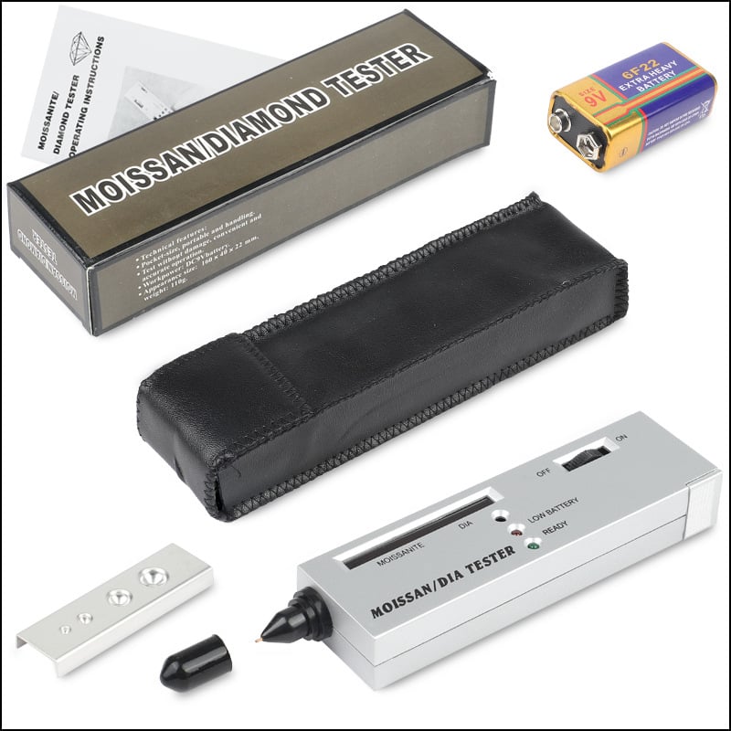 Huajie 169 Moissanite tester de duritate – Penă detector pentru diamant/Moissanite, 160