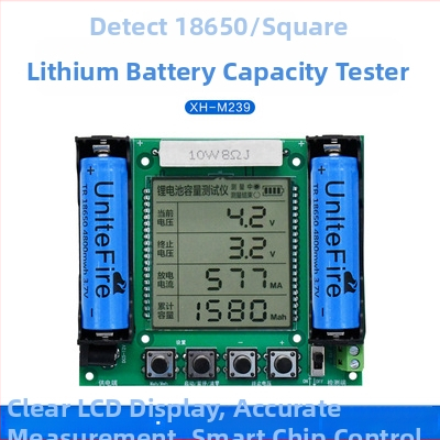 SUNLEPHANT 18650 modul tester skutočnej kapacity lítiovej batérie – digitálne meranie mAh/mWh, vysoká presnosť