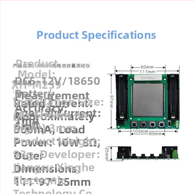 SUNLEPHANT 18650 modul tester skutočnej kapacity lítiovej batérie – digitálne meranie mAh/mWh, vysoká presnosť