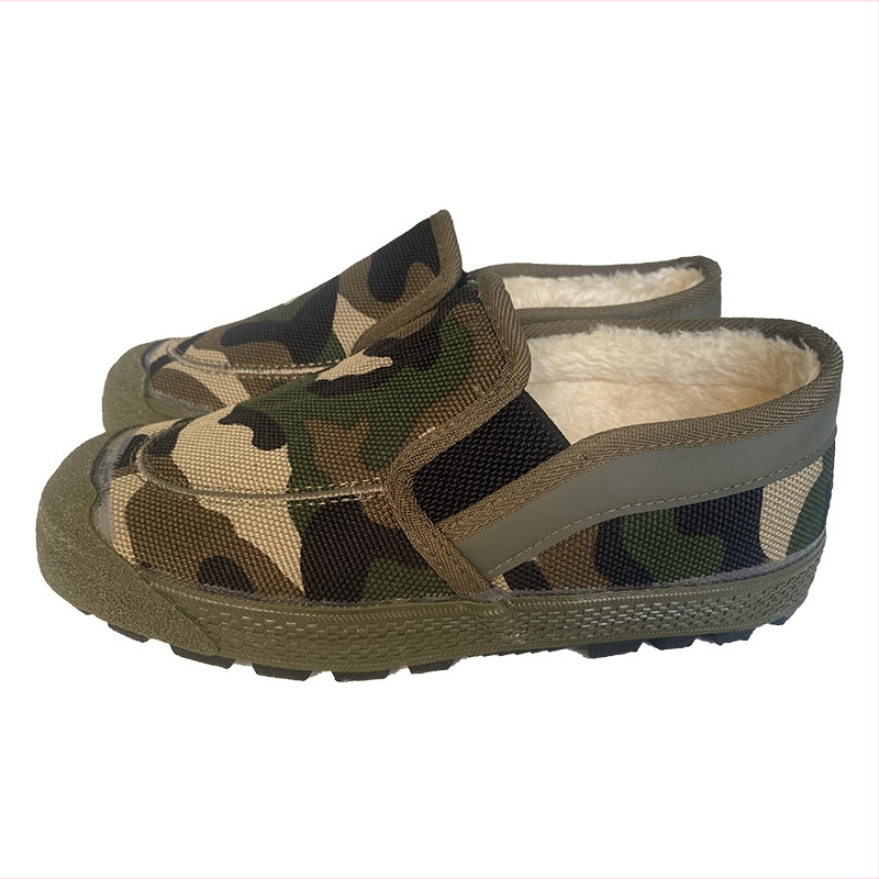 Pantofi de lucru Slip-on, antiaderenți și respirabili, rezistenți la uzură, vârf din cauciuc, talie joasă, marcă Soldiers, origine Jiangsu