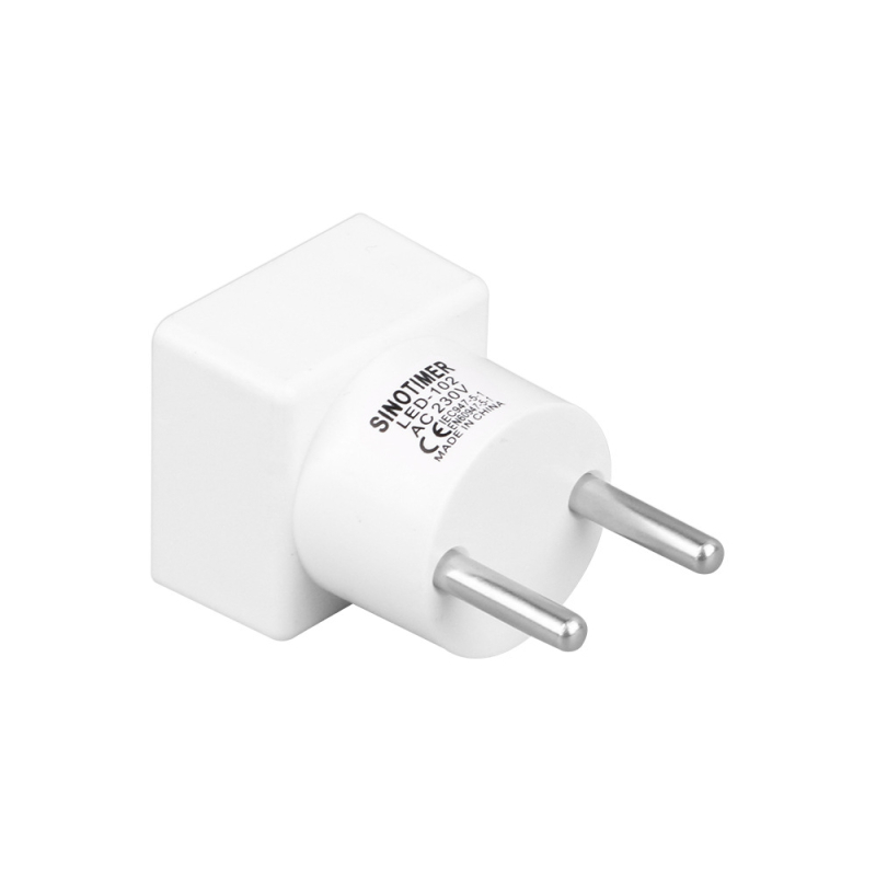 Kvadratni europski standardni utikač – kućni digitalni voltmetar s LED indikatorom, AC230V/220V, LED-102, SINOTIMER