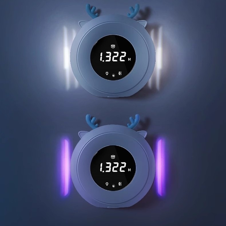 Лидар височина и тегло измерител за деца – интелигентен инфрачервен прецизен електронен измервател с LED дисплей 3 инча, презареждаем, с докосване