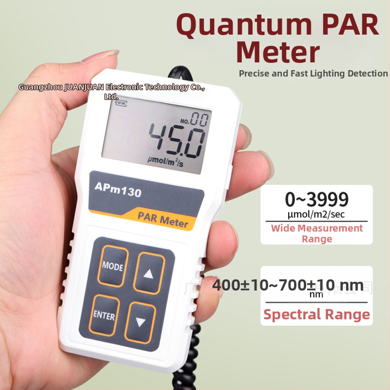 APM130 vysoko presný rozdelený digitálny merací prístroj pre svetelnú energiu a spektrálny fotometer PPFD