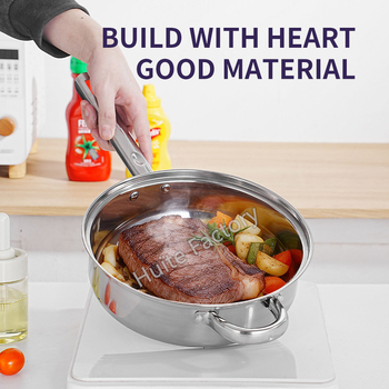 Romcaper Δώδεκα μερών σετ κατσαρολών με γυάλινα καπάκια, αντικολλητική επίστρωση, κατασκευή από ανοξείδωτο χάλυβα 410/430, συμβατή με όλες τις εστίες