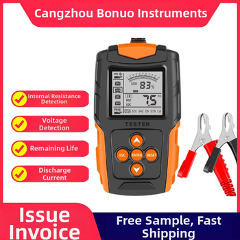 Diagnostický tester batérií pre auto 12V/24V, CCA a meranie vnútorného odporu, analytik pre motocykle, rýchly test