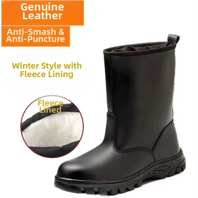 Pracovné ochranné topánky z Ultrafiber kože + plátna, stredne vysoké, ochrana proti nárazu a prepichnutiu (Materiál: Ultrafiber Leather + Canvas; Horná časť: Mid-Top; Typ: Anti-Smash Anti-Puncture)