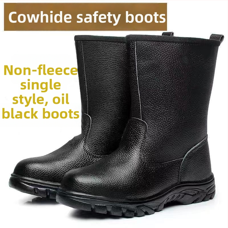 Pracovné ochranné topánky z Ultrafiber kože + plátna, stredne vysoké, ochrana proti nárazu a prepichnutiu (Materiál: Ultrafiber Leather + Canvas; Horná časť: Mid-Top; Typ: Anti-Smash Anti-Puncture)