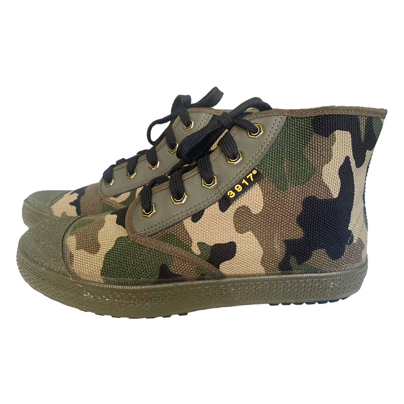 Pantofi de lucru PVC, înalți, vârf din cauciuc, rezistenți la uzură, antișoc și anti-perforație