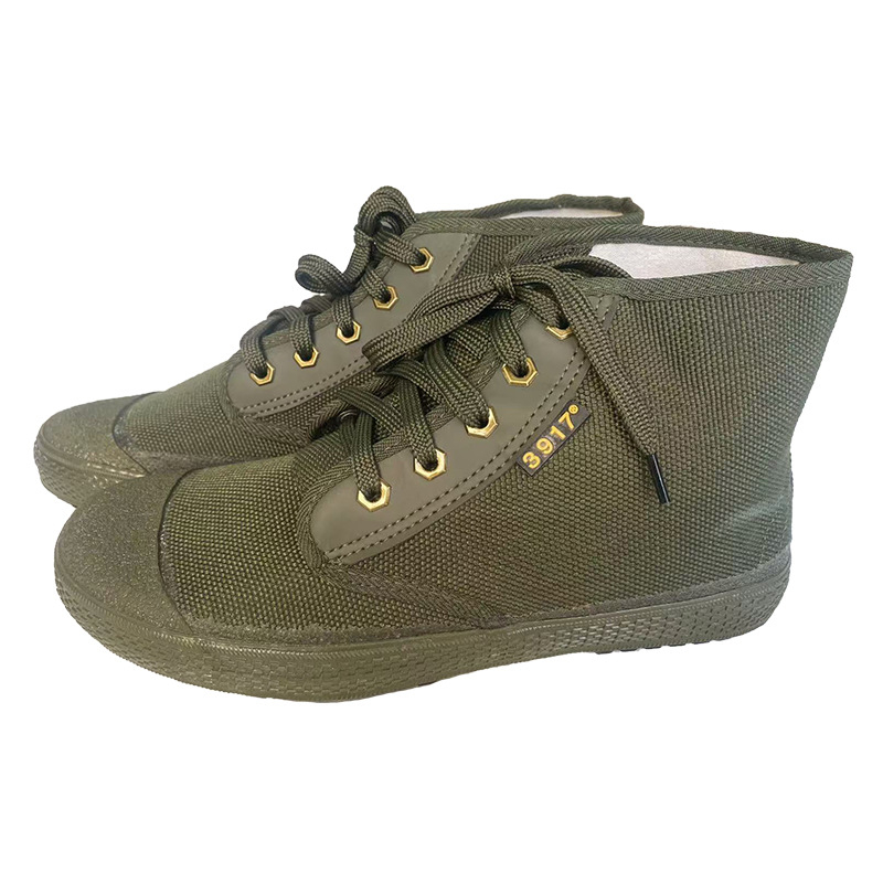 Pantofi de lucru PVC, înalți, vârf din cauciuc, rezistenți la uzură, antișoc și anti-perforație