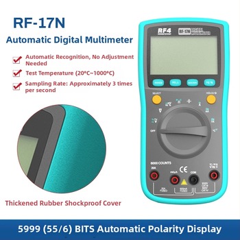 RF4 RF-17N Digitálny inteligentný tester napätia a multimeter pre dosky plošných spojov, telekomunikačná údržba