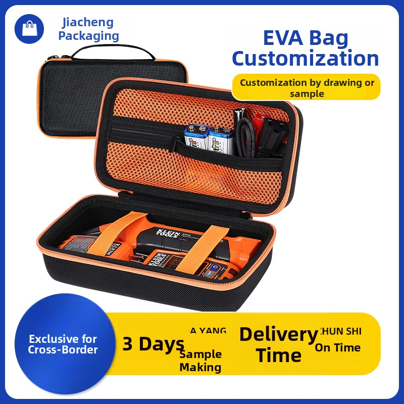 Eva sadu nástrojov s EVA puzdrom na reťazovú pílu | ochranné puzdro proti tlaku | EVA materiál | prispôsobenie a tlač loga