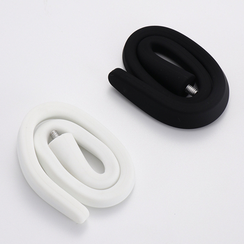 Navijajući nosač sigurnosne kamere — bez bušenja i lijepljenja; 90° rotacija; unutarnja i vanjska uporaba; materijal: silikon guma