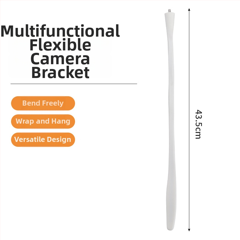 Navijajući nosač sigurnosne kamere — bez bušenja i lijepljenja; 90° rotacija; unutarnja i vanjska uporaba; materijal: silikon guma