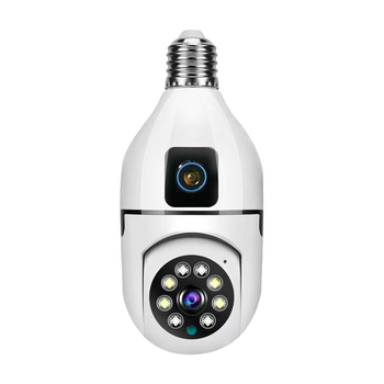 Unutarnja WiFi kamera za žarulju E27 - 1080P, 4mm objektiv, noćni vid, IR 20m, 5V