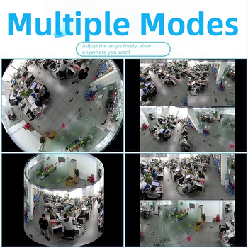 Cameră de supraveghere wireless panoramică pentru uz casnic, claritate ultra, monitor la distanță – fără unghi mort