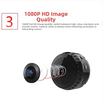 Bezdrôtová kamera na monitorovanie s infračerveným nočným videním, detekcia pohybu, 1080p, vnútorné aj vonkajšie použitie, napájanie 5V