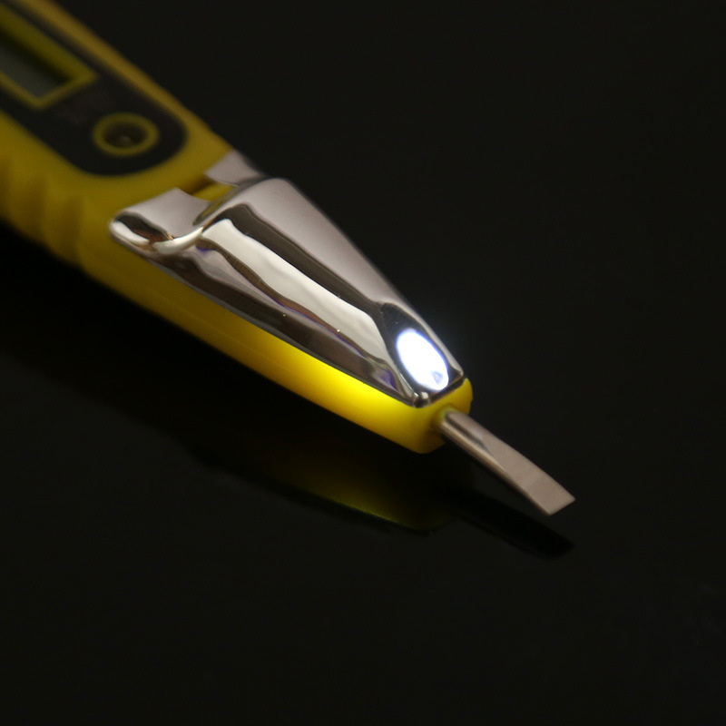 Digitalni mjerač napona s LED indikatorom, odvijač s osvjetljenjem, 12–250 V