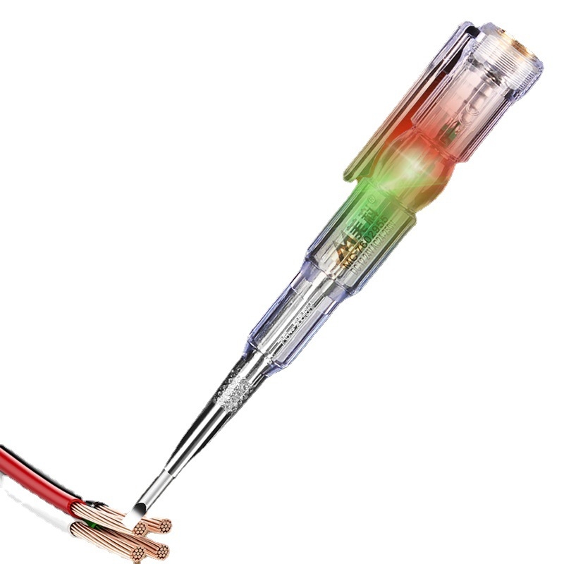 Meike tester za elektrikare s jasnim LED indikatorom, pametni testni alat, višefunkcijski indukcijski tester