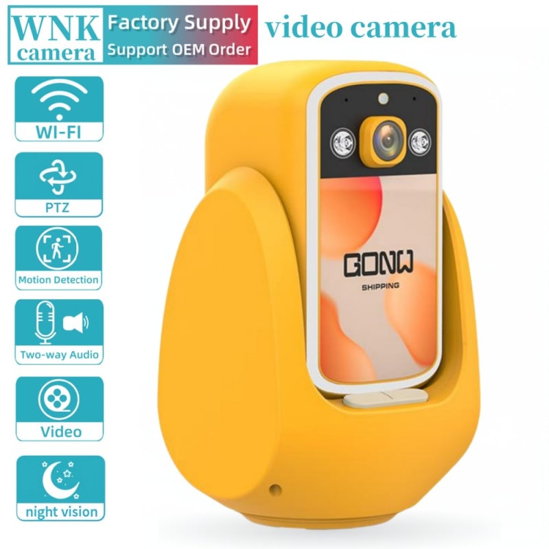 Bežična unutarnja WiFi kamera s 360° inteligentnim praćenjem, 1080p, IR noćni vid do 12 m