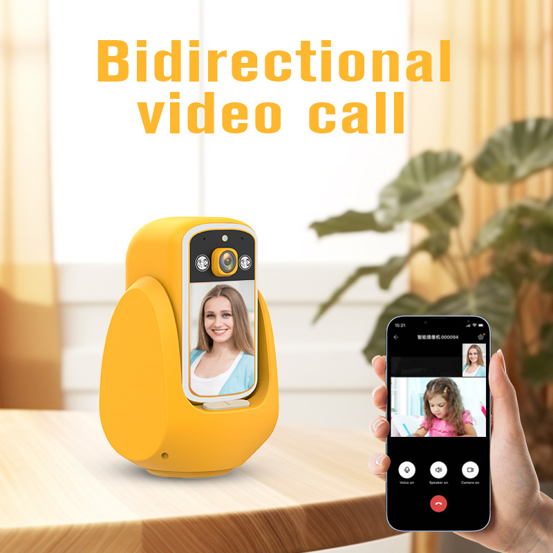 Bežična unutarnja WiFi kamera s 360° inteligentnim praćenjem, 1080p, IR noćni vid do 12 m