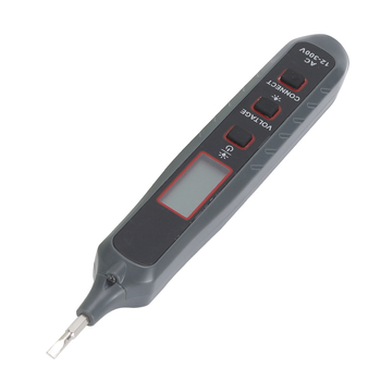 Pametan tester s LED zaslonom, lampom i zvukovno‑vizualnim alarmom za provjeru električnih krugova