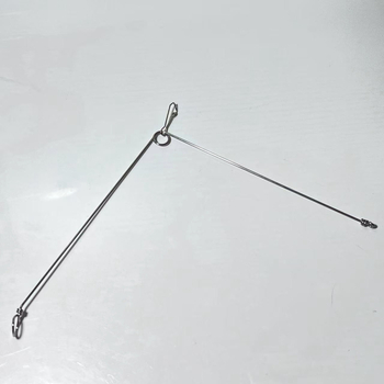 Stand de echilibru triunghiular, în formă de Y, din oțel, Marcă Other, pentru pescuit la mal