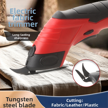 Elektrické nožnice na látky - Rat, na oblečenie, rozsah napätia 110–220V, bez kladivovej činnosti.