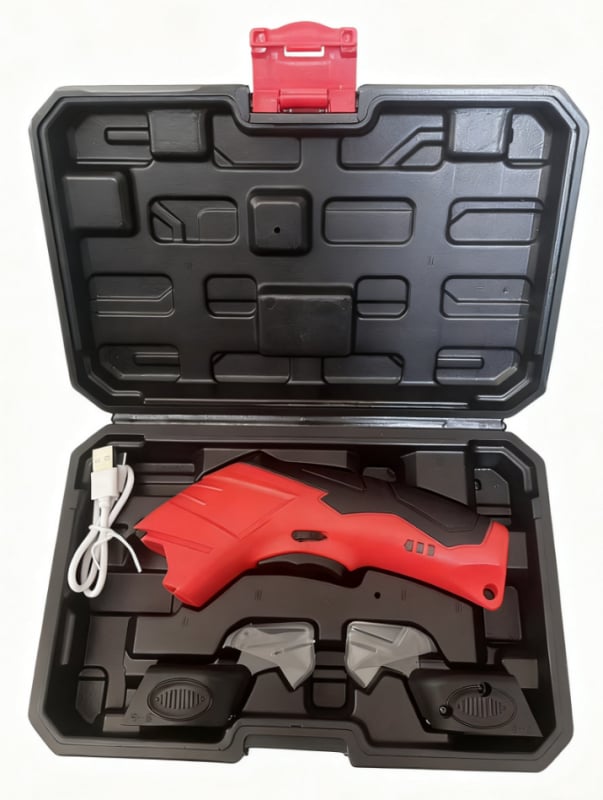 Ηλεκτρικές ψαλίδες υφασμάτων - Rat, για ρούχα, εύρος τάσης 110–220V, χωρίς μηχανισμό κρούσης.