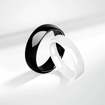 NFC keraamiline sõrmus kohandamisega, lasergraveering, erinevad stiilid