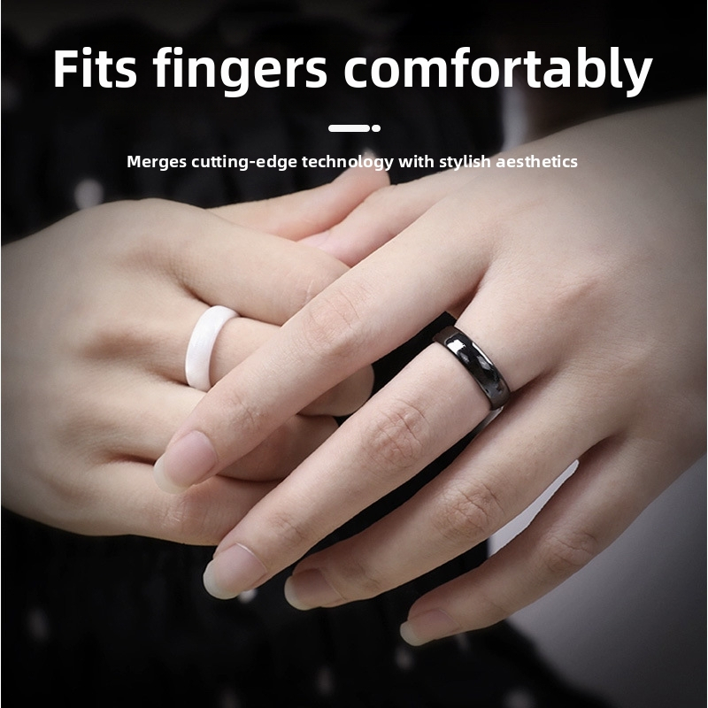 NFC keramický prsteň s personalizáciou, laserovou gravírovaním, rôzne štýly