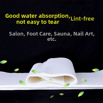 Jednorazová uterka na nohy, netkaná tkanina, 40 g, široká a hrubšia sieťovaná štruktúra, Straw Xiang